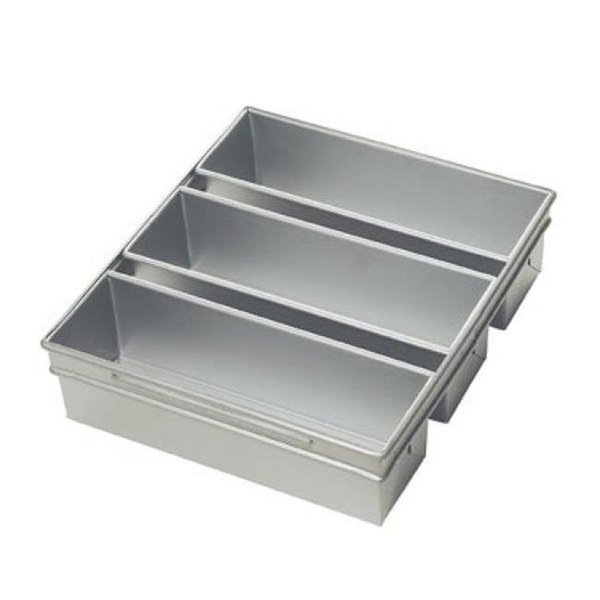 Focus Foodservice FocusFoodService 904635 13.72 in. x 15.63 in. x 4 in. H 3 Strap Pullman Pan Set 904635